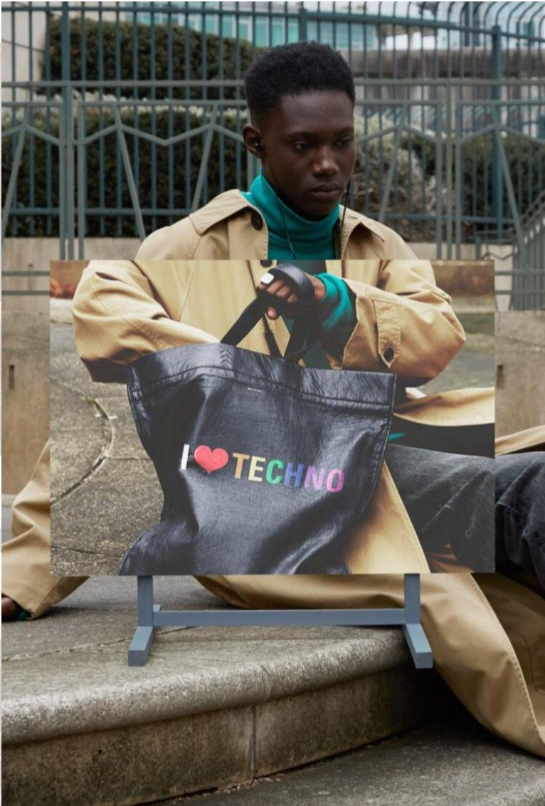 I Love Techno Tote Bag