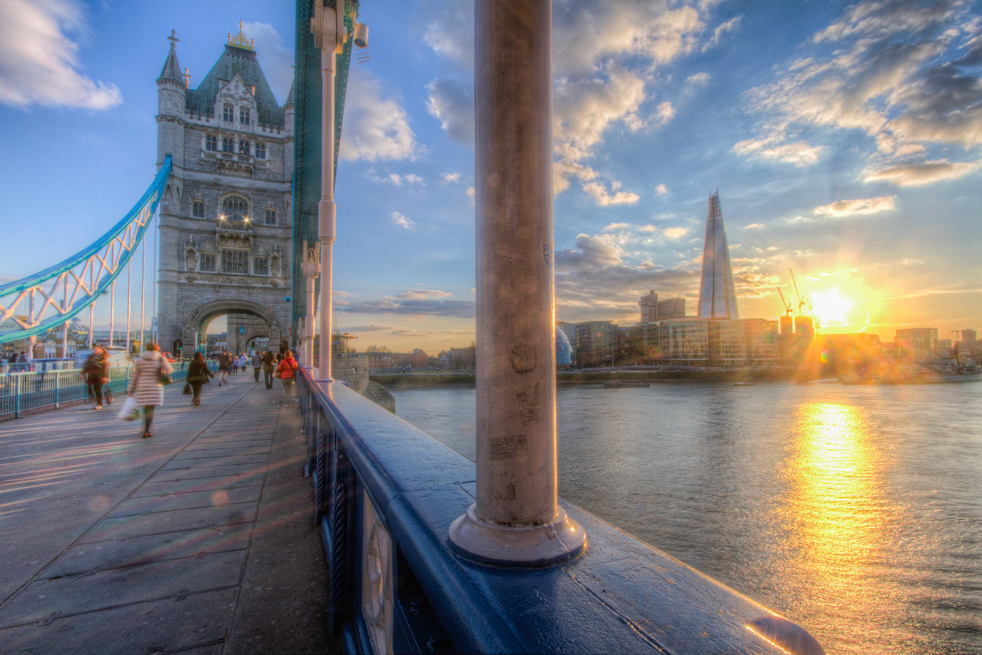 Sunset Behind The Shard