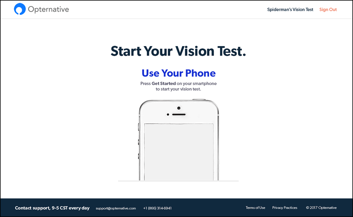 Device Sync screenshot 2 - Start test.