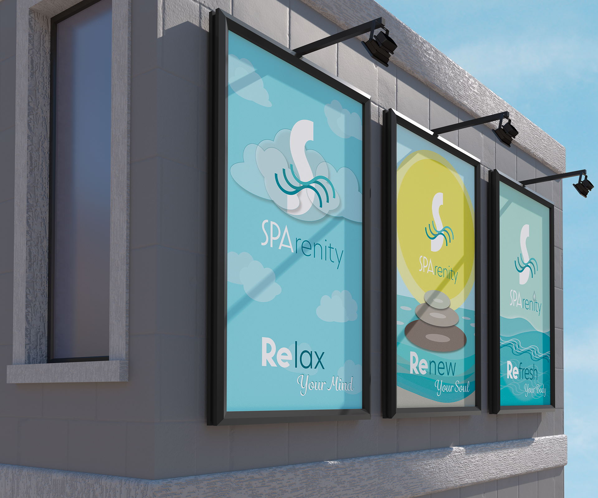 SPArenity Outdoor Store Poster Display - 2021