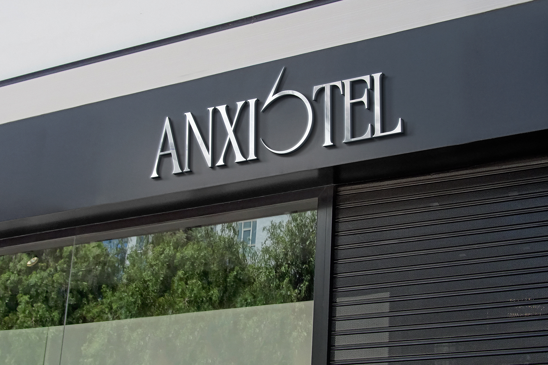 Anxiotel: Hotel Sign Display