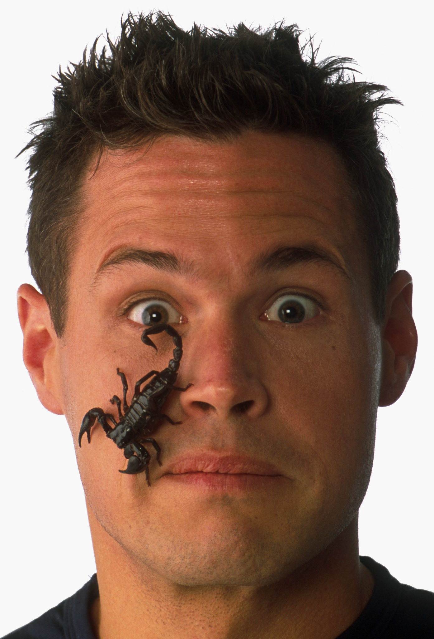 Jeff Corwin one of the host's of Animal Planet photographed in NYC studio.Photo by Gabe Palacio/ImageDirect