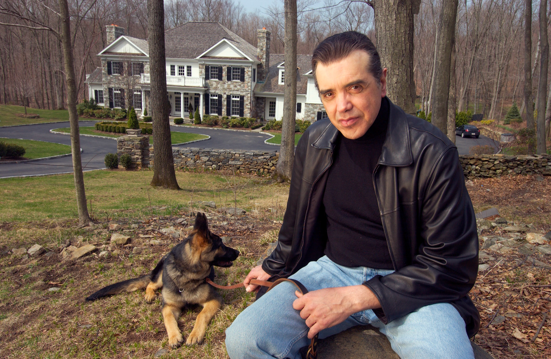 NEW YORK - APRIL 11:   (U.S. TABS AND HOLLYWOOD REPORTER OUT) Actor &amp; Director Chazz Palminteri at his home in Northern Westchester, NY.  (Photo by Gabe Palacio/Getty Images)