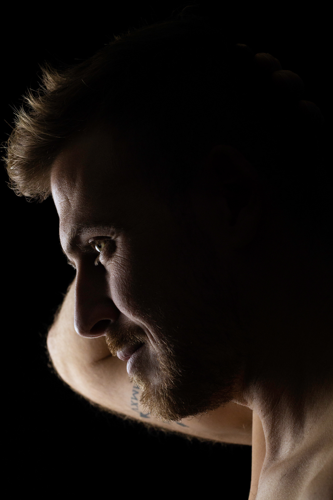 Shooting Portrait Low-Key avec Mathieu