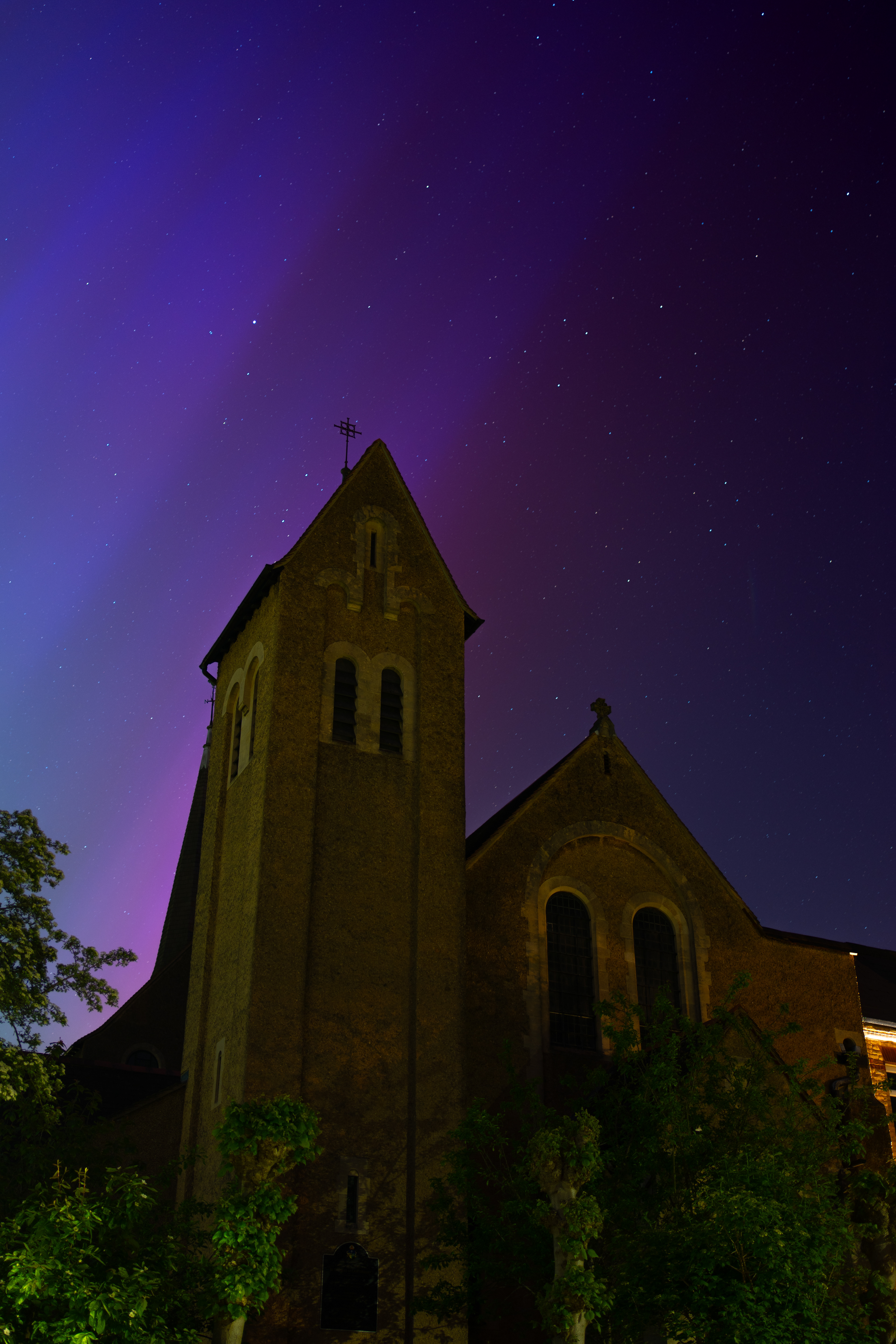 Aurora Over The Church 01 - Kent