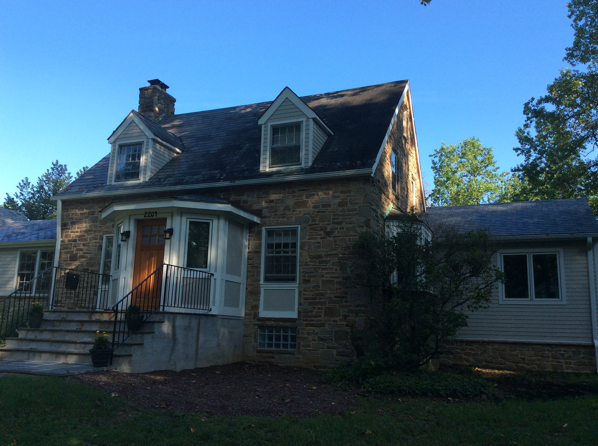 South Road addition viewed from yard