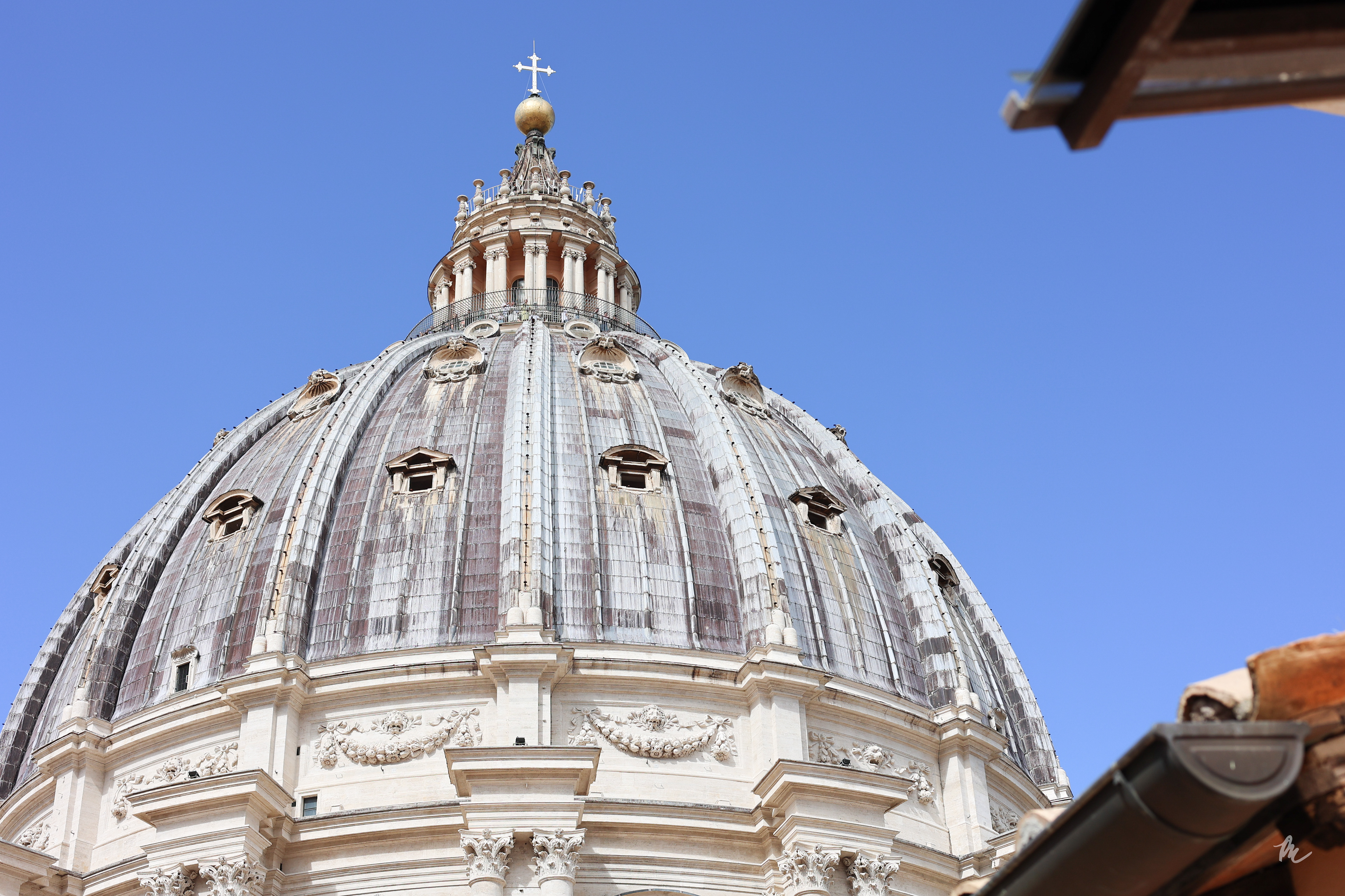 View of Dome from the Roof of the Basilica