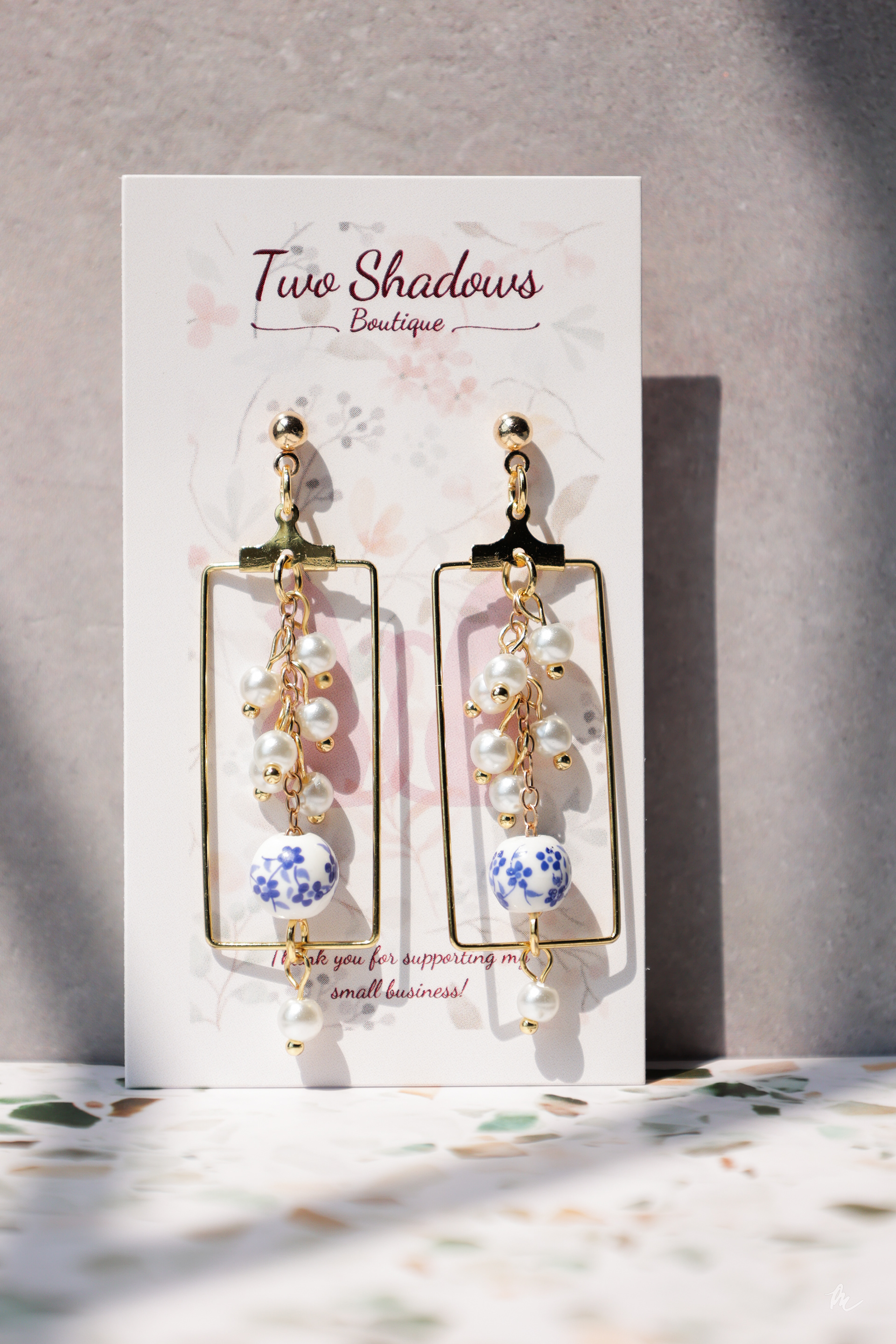 Example of the Jewelry Card in use