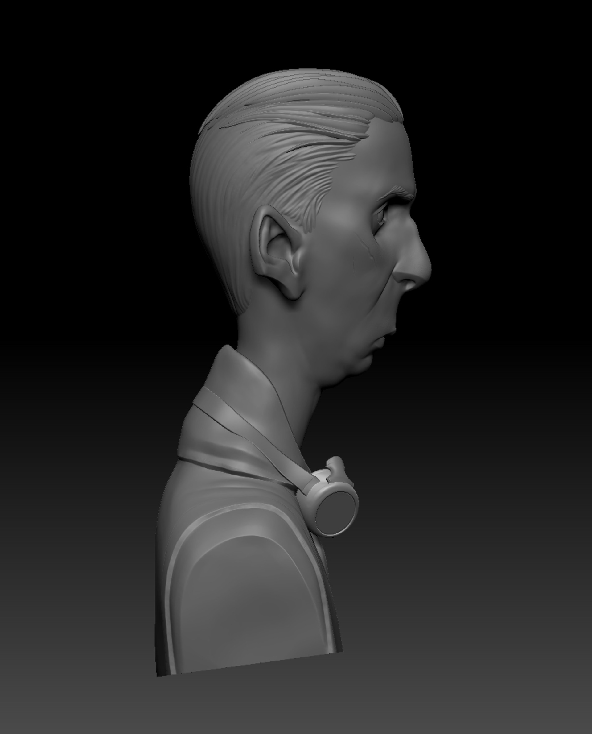 side profile
