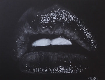Charcoal on Black Paper 2018