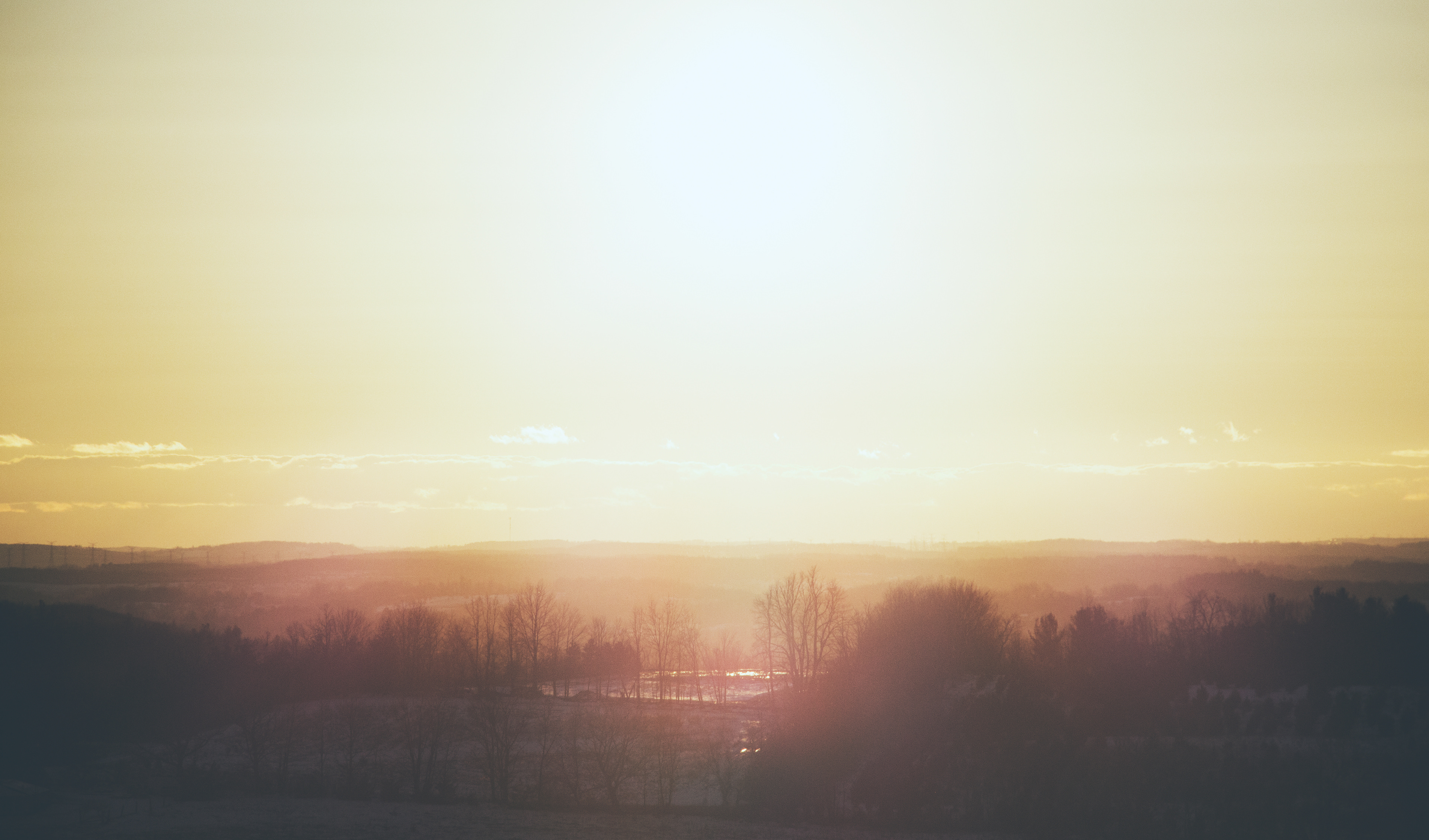 Hazed Sunset