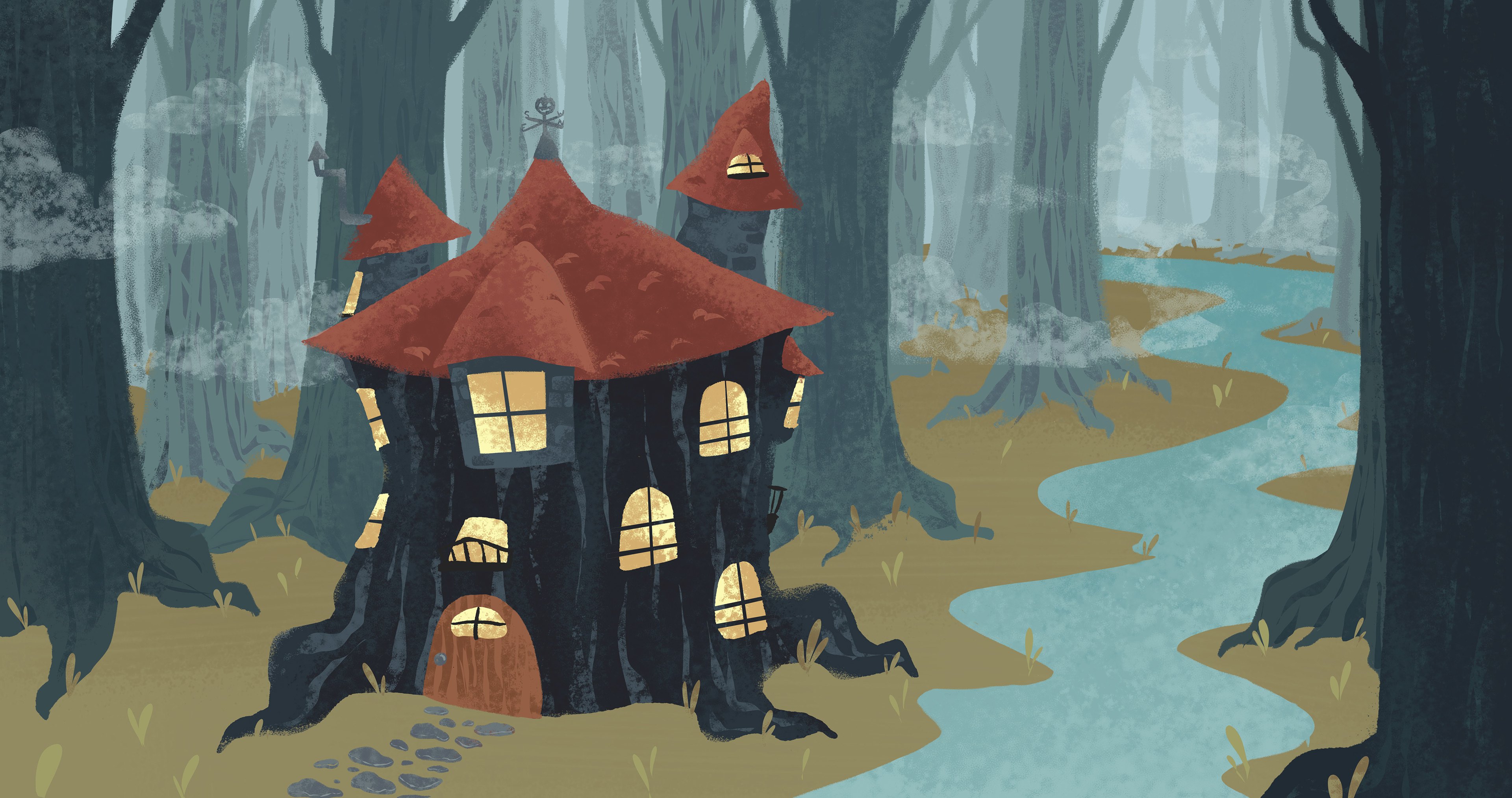 Stump house