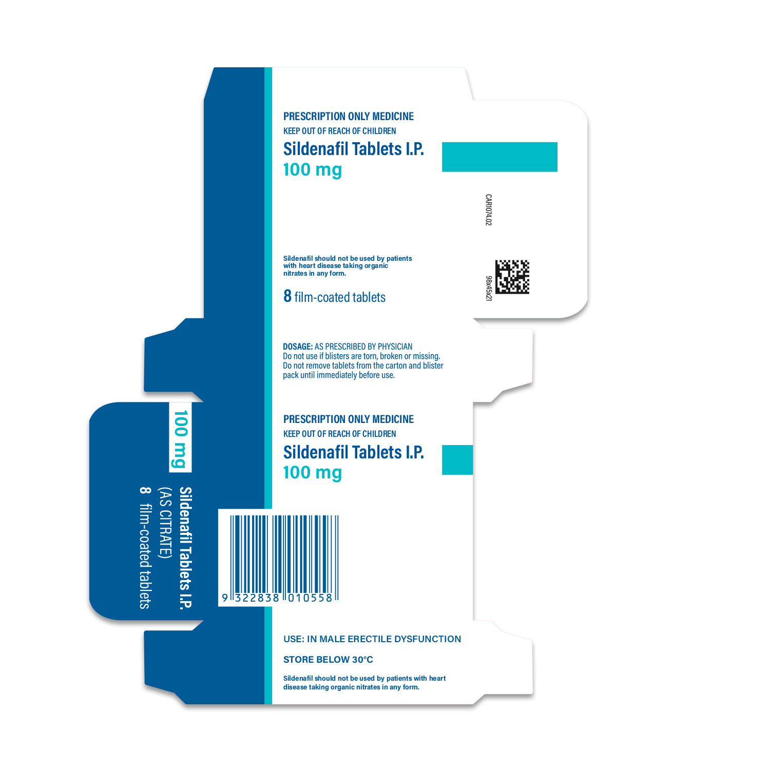 Packaging design for prop 'viagra'