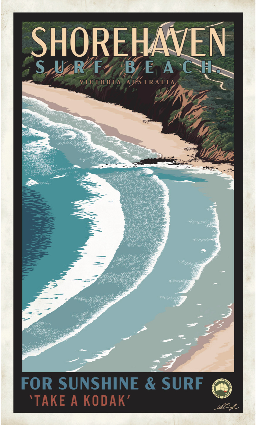 Poster design and illustration painted in Photoshop.