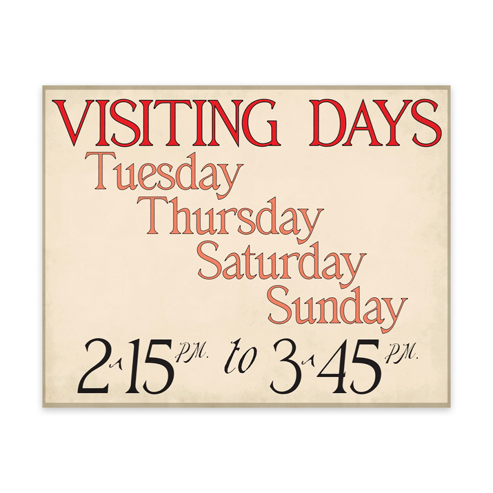 Vintage sign design, The Clearing