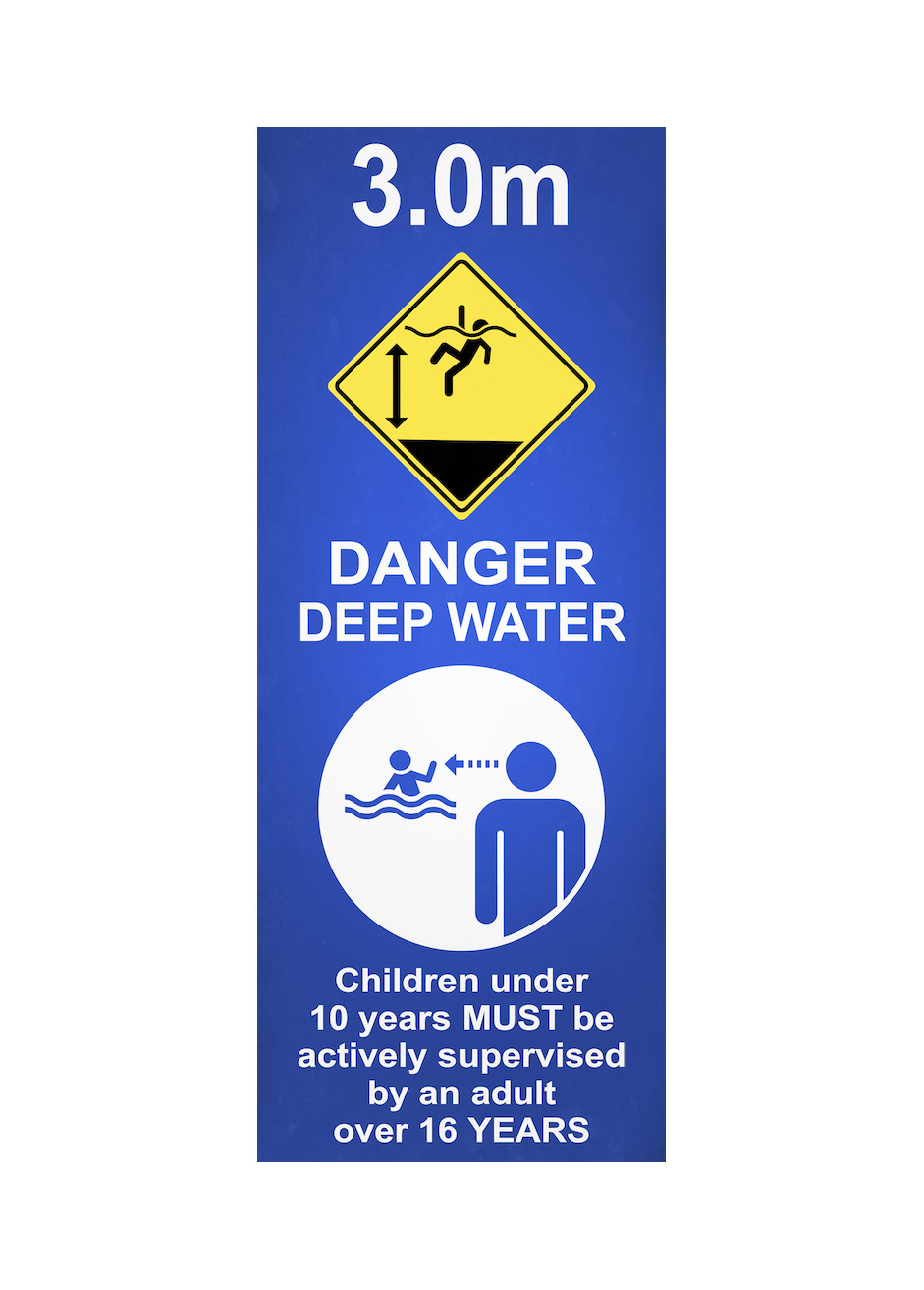 Pool signage design
