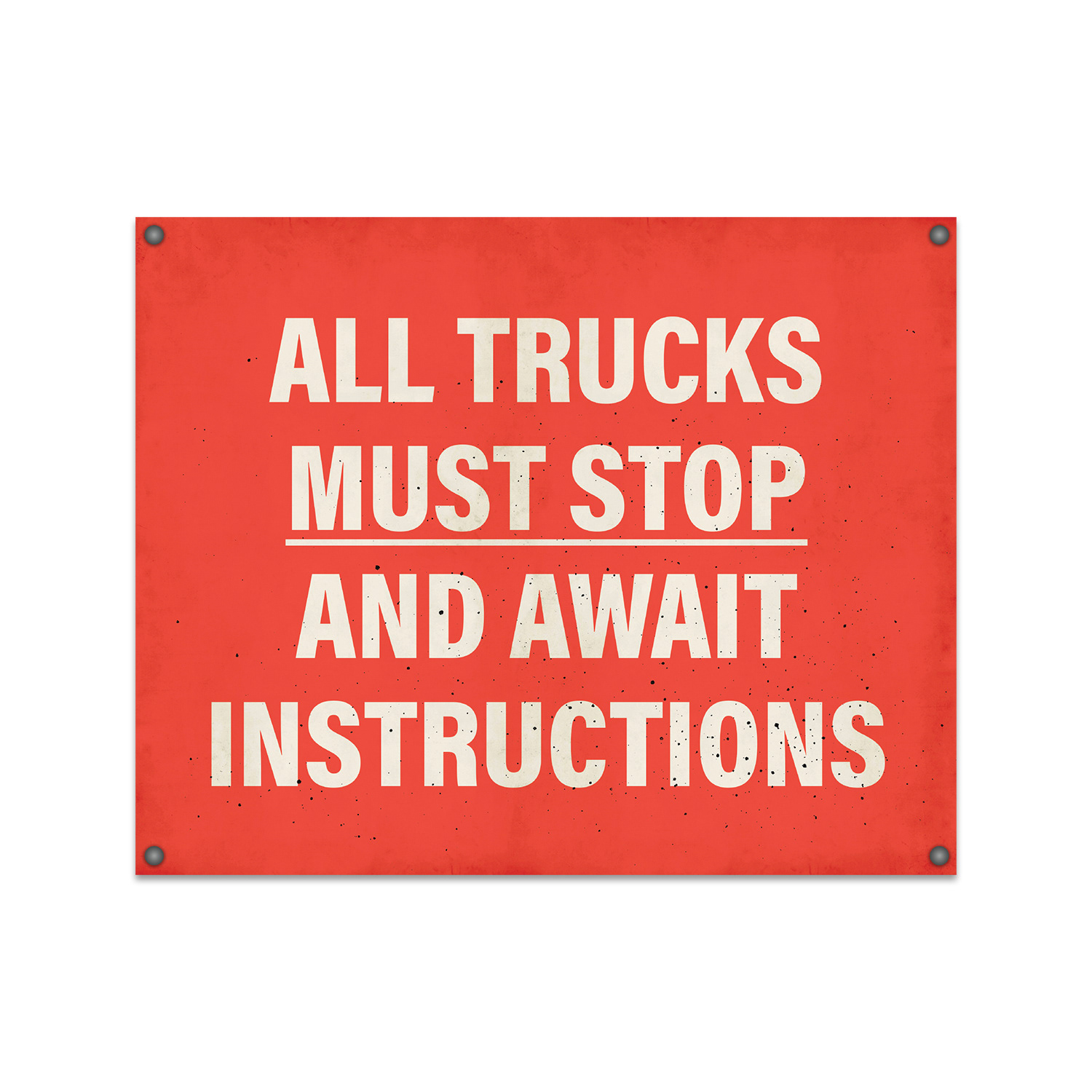 Factory safety sign designs