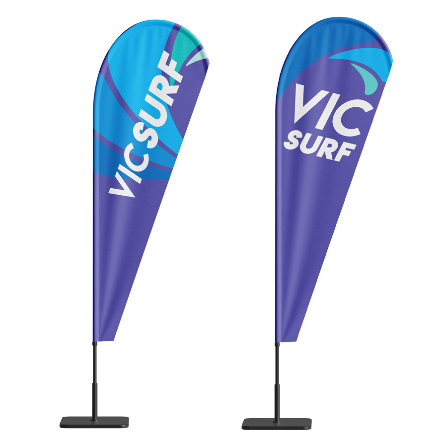Surf event flag designs (including logo) for Surviving Summer Season 1