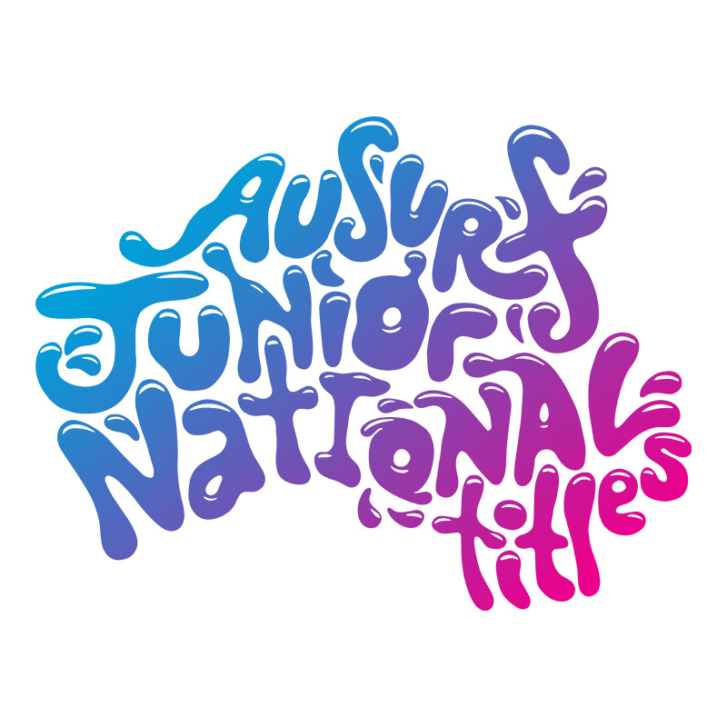 Hand drawn logotype for national surfing competition