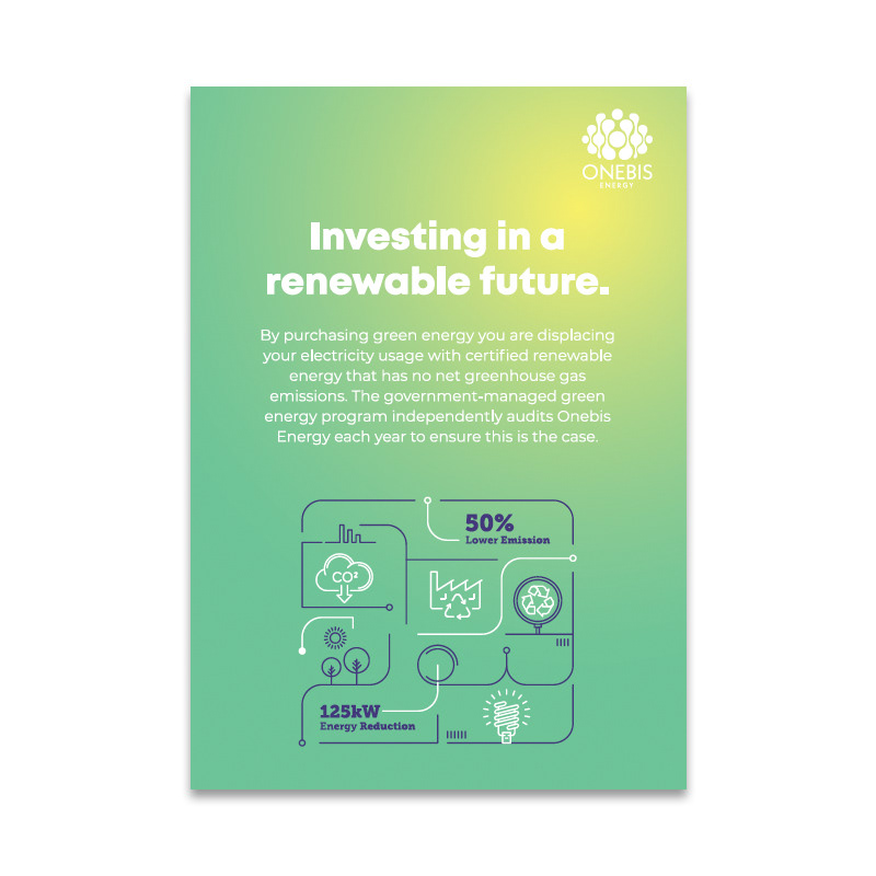 Poster design (including logo design) for energy company