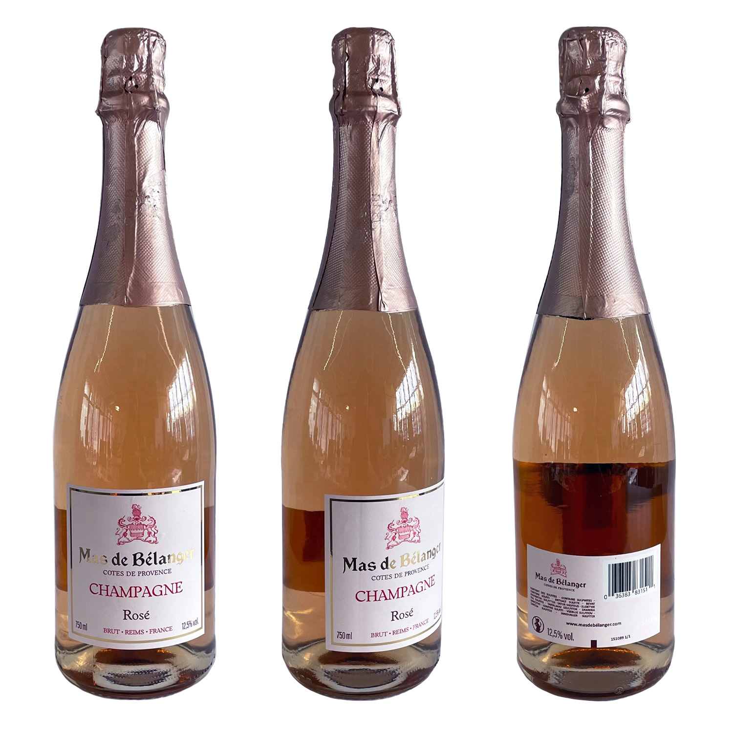 Champagne label designs