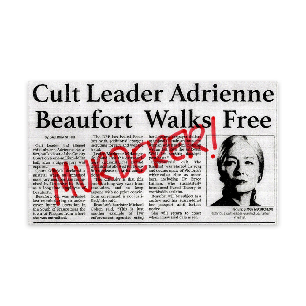 Retro aged newspaper article prop including photo editing