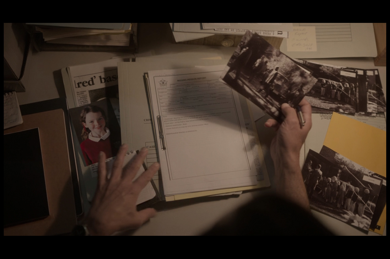 Period police paperwork and photo editing