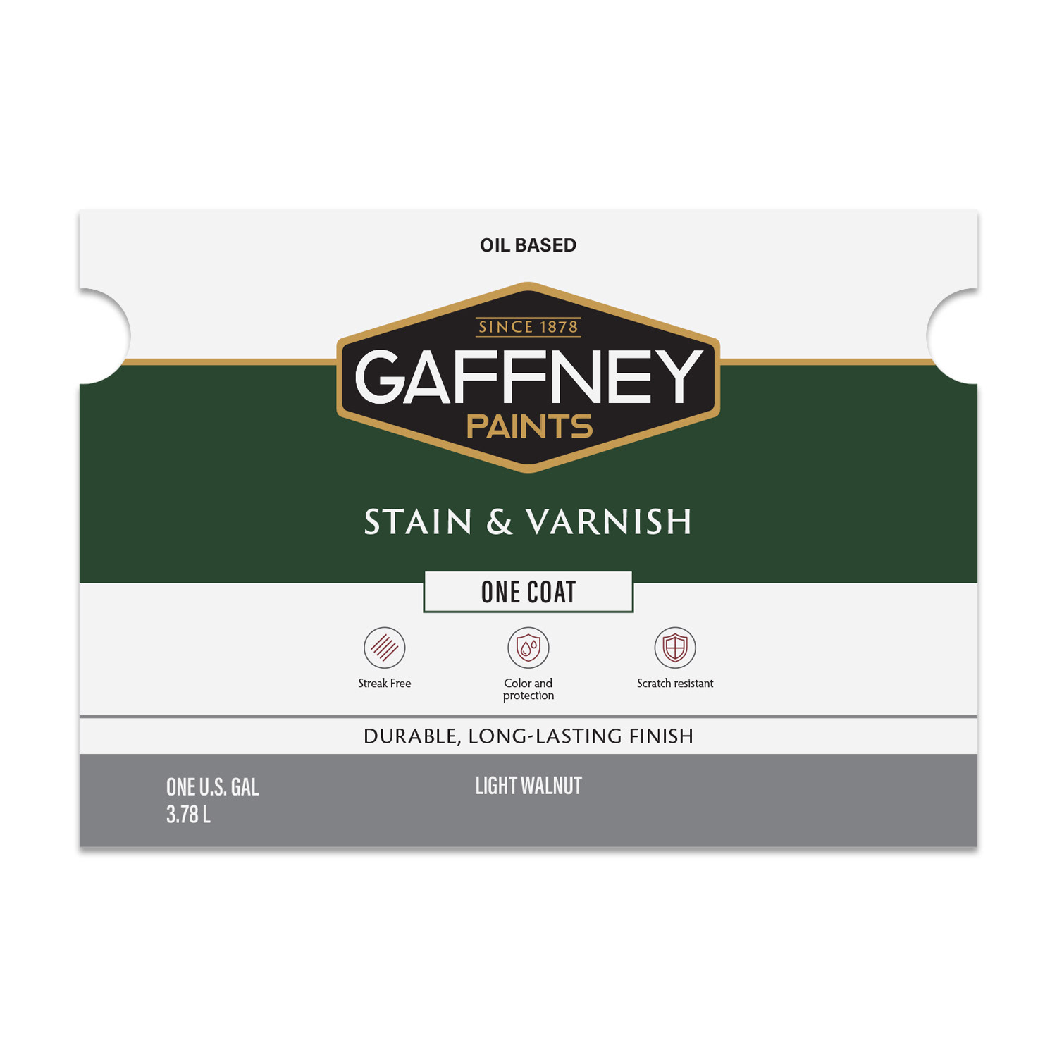 Paint tin label (The Rising)