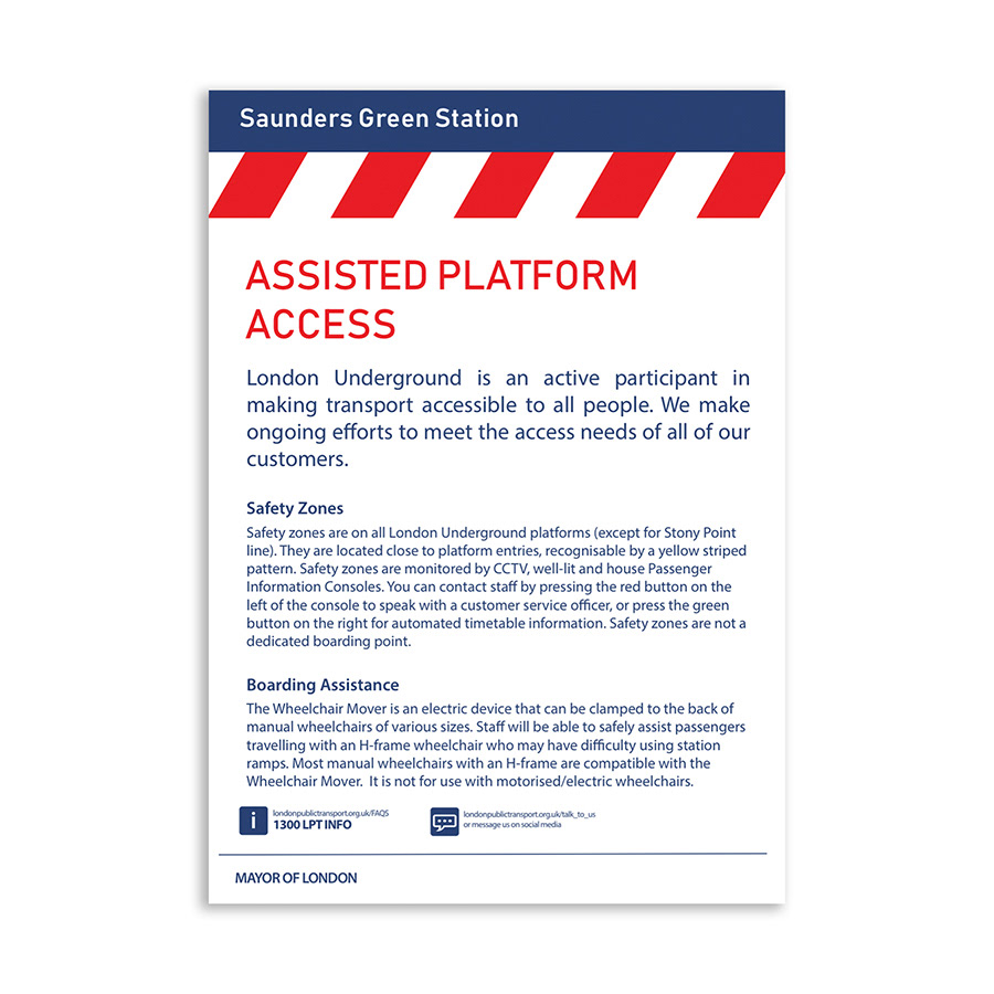 London Underground sign design for Wentworth Season 8