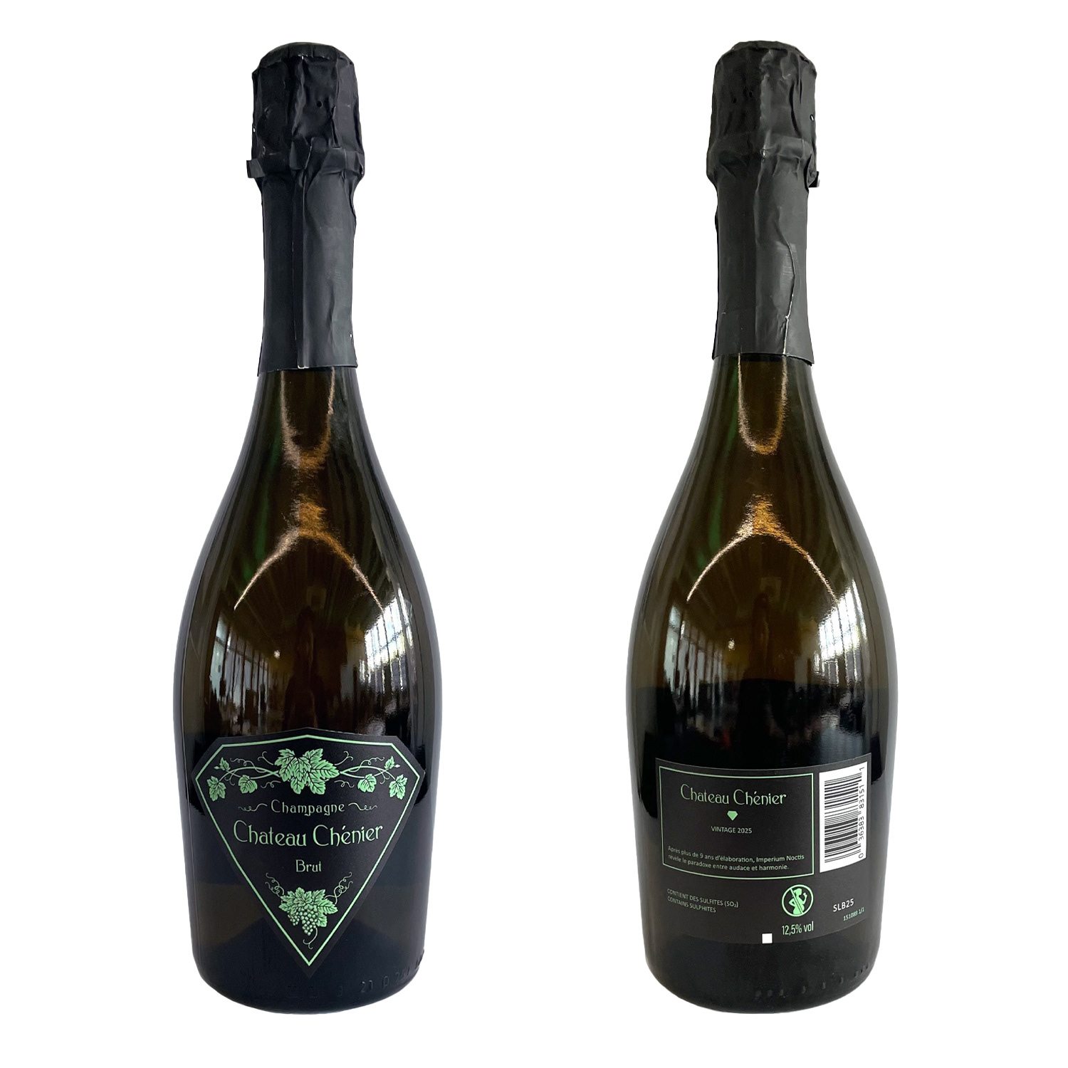 Champagne label designs