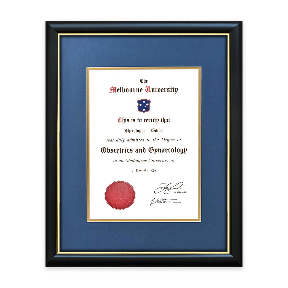 Historical university degree recreation