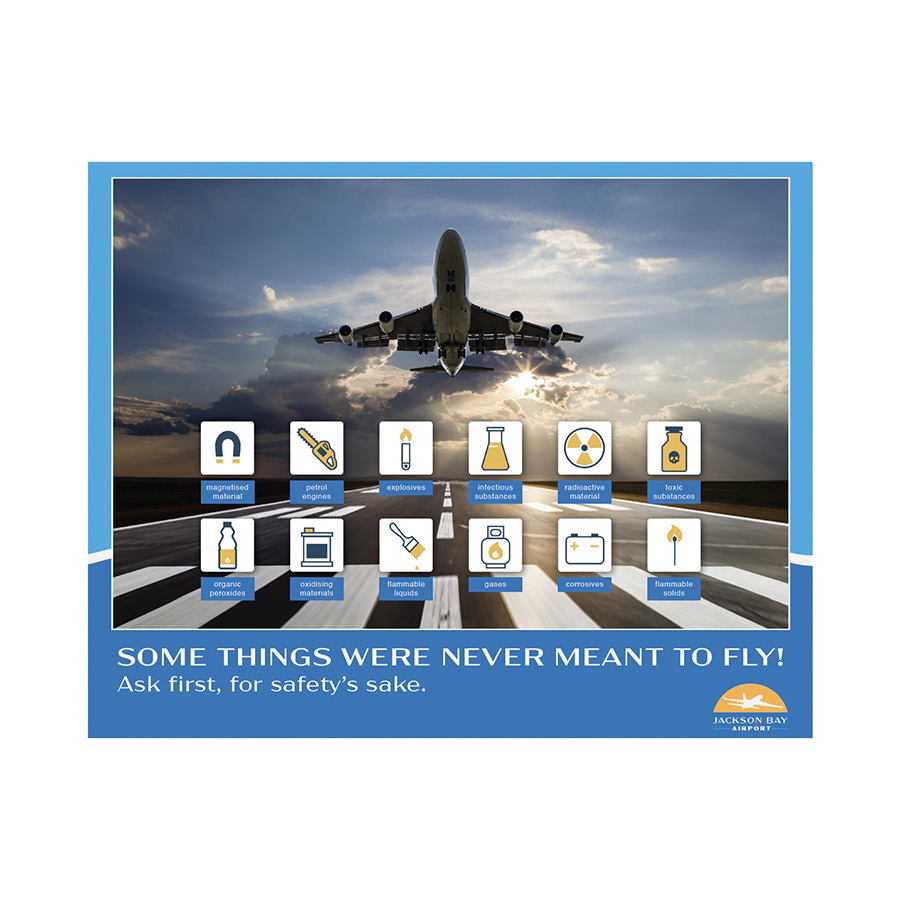 Regional airport sign design