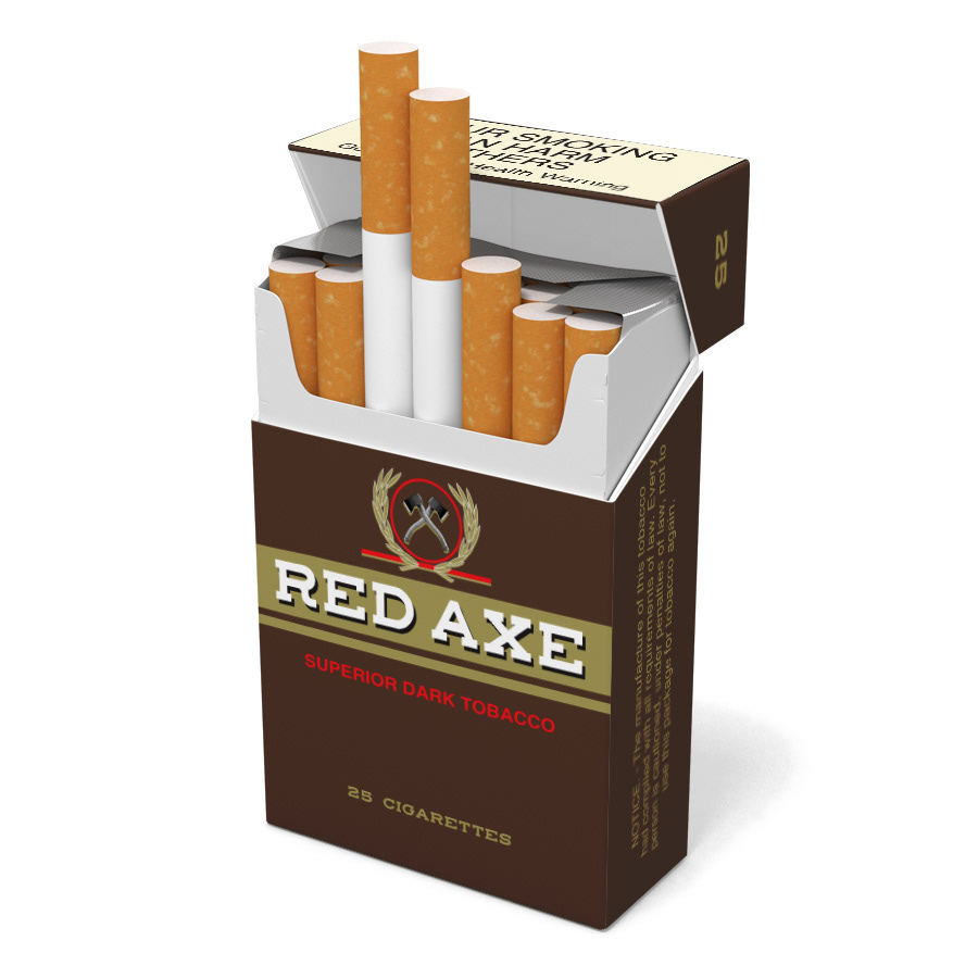 Early 2000s cigarette packet design for Informer 3838