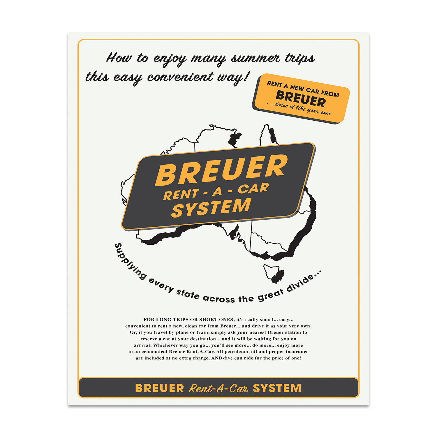 1980s poster (Qantas: 100 Years)