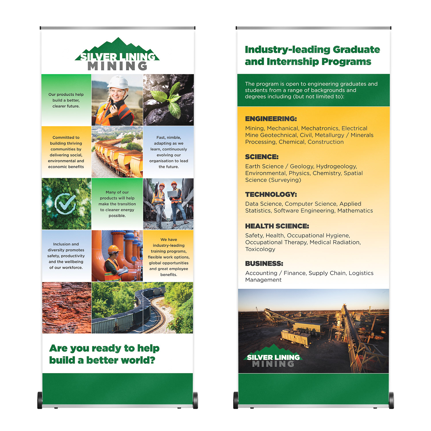 Pull-up banners (Crazy Fun Park)