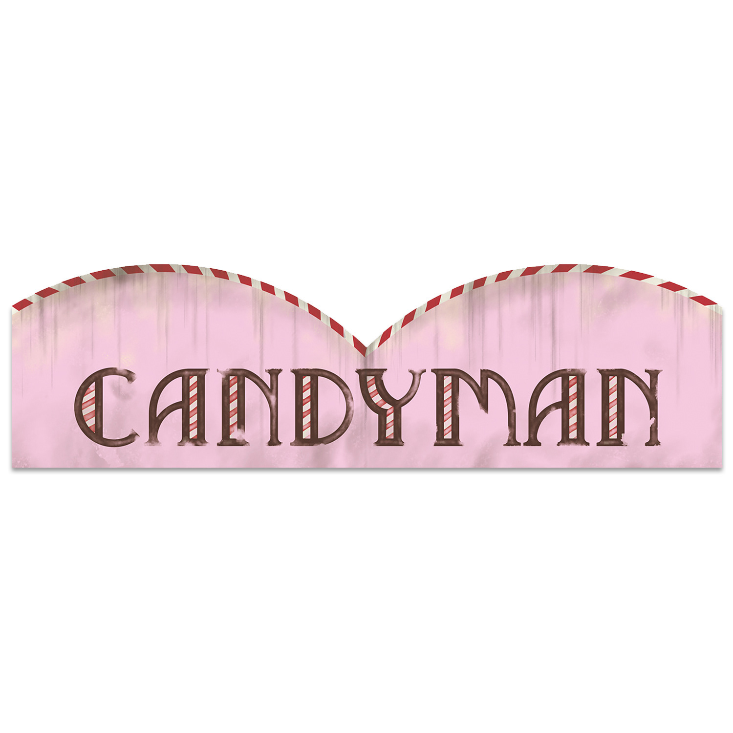 Concession stand sign including ageing/distressing