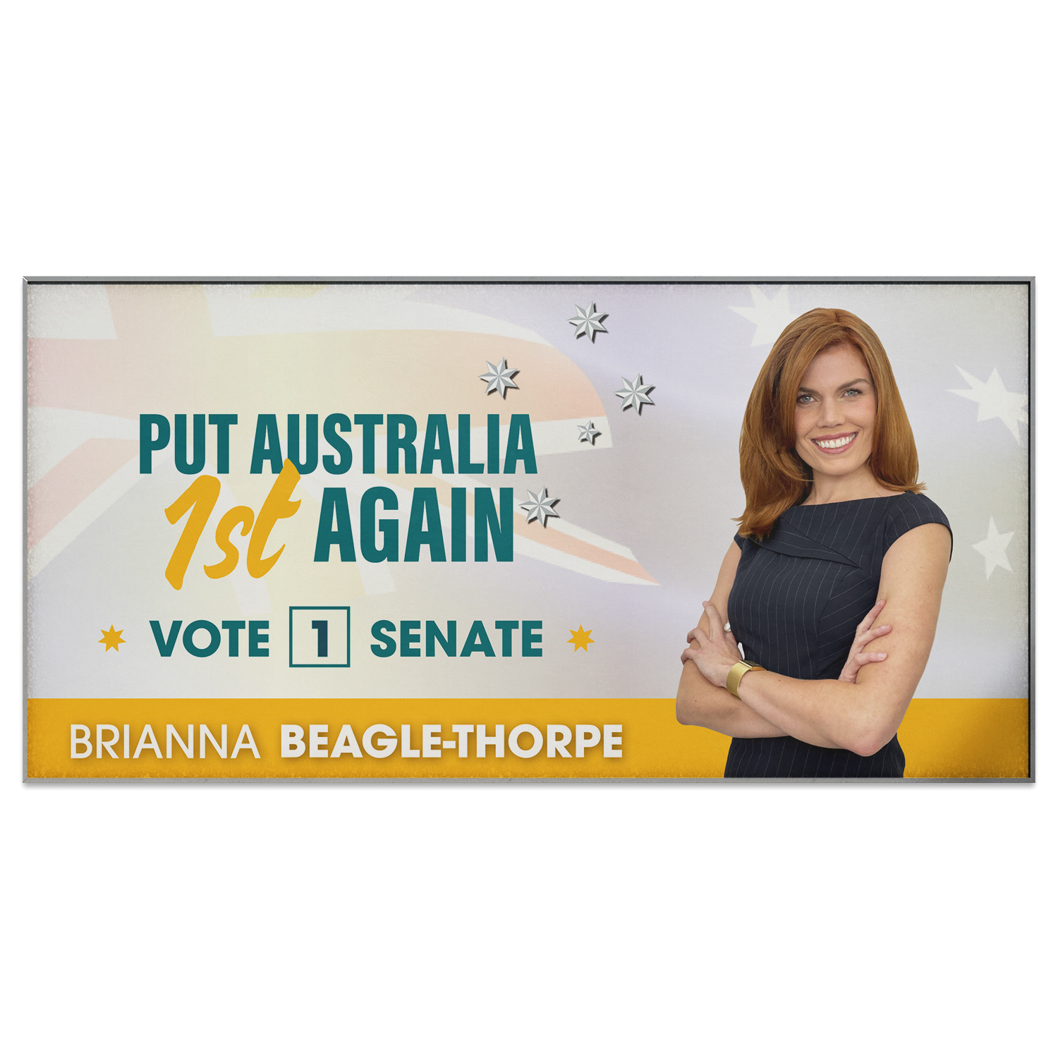 Political billboard (Wog Boys Forever)