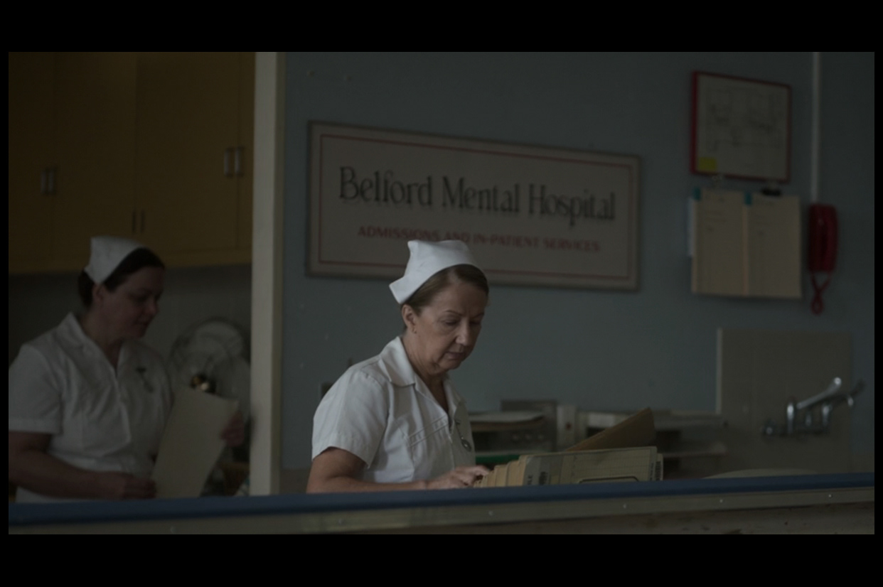 Period hospital signage