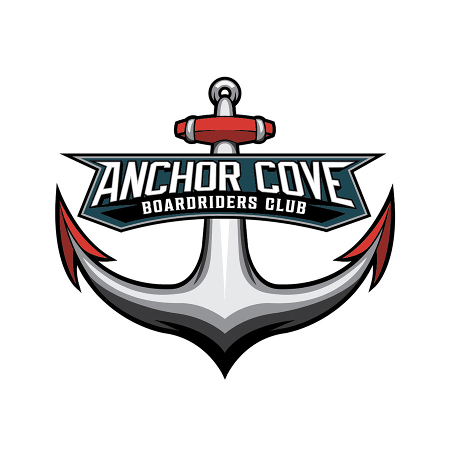 Logo design for board riders club (including illustration)