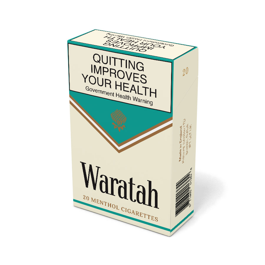 Early 2000s cigarette packet design for Informer 3838