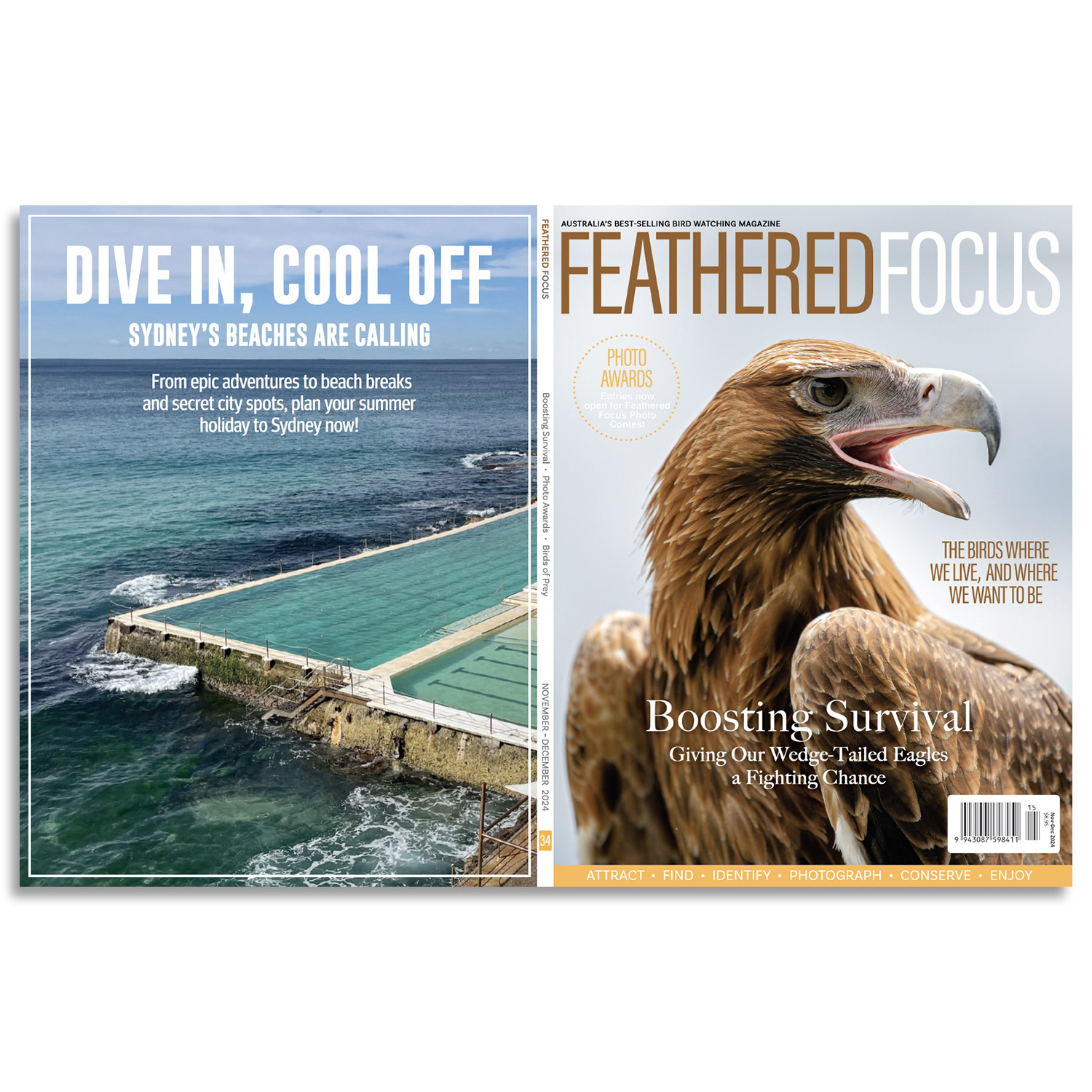 Magazine front and back cover (Fly Buys commercial)