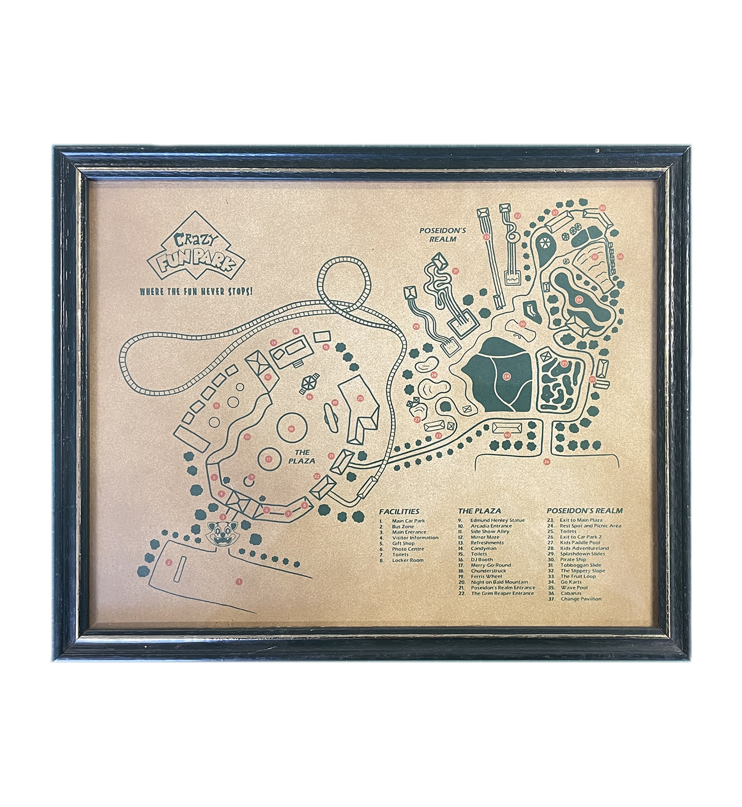 Period logo and map illustration.