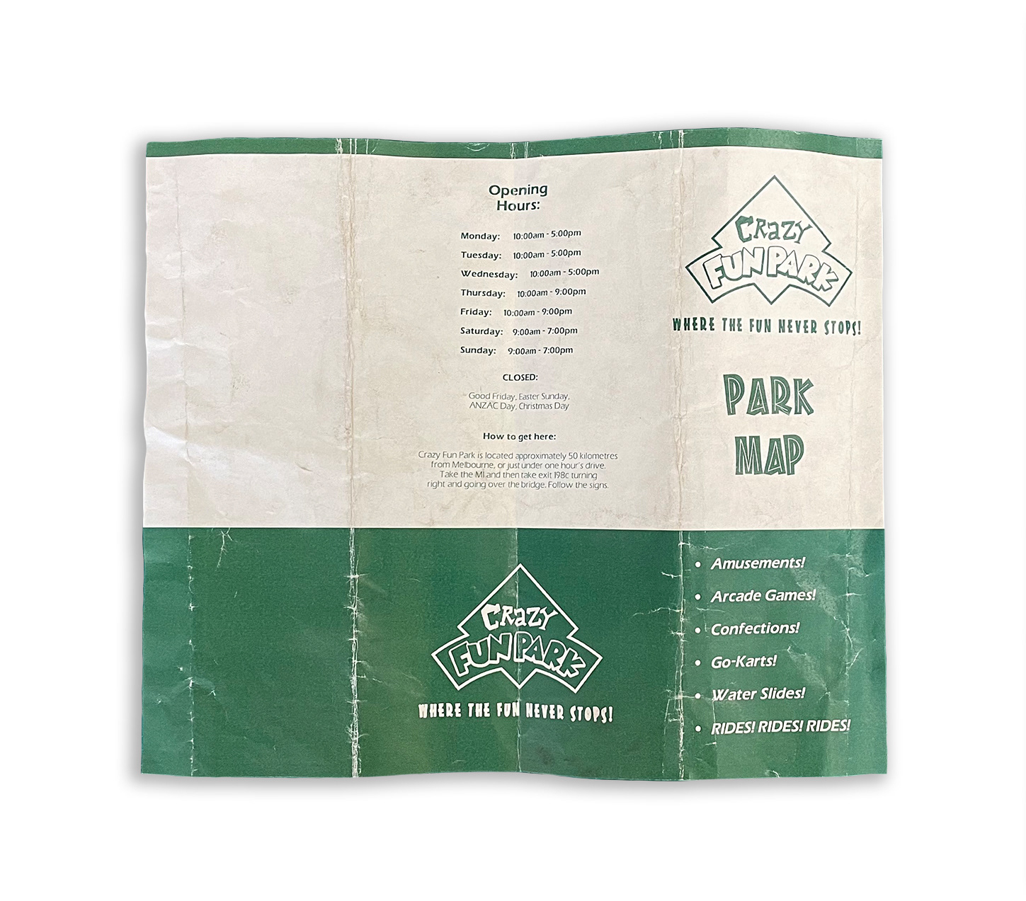 Period logo and map design.