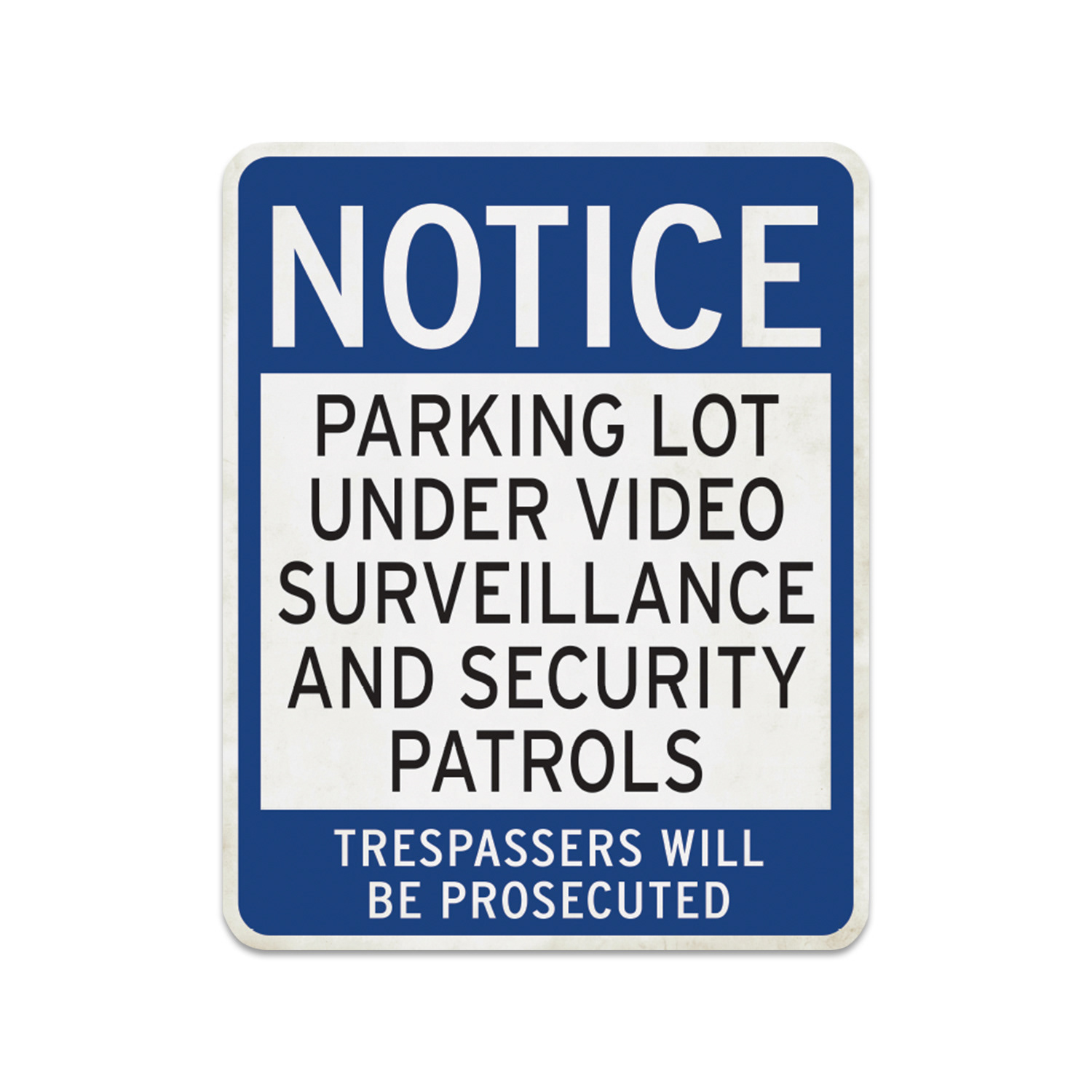 Faux FBI car park sign