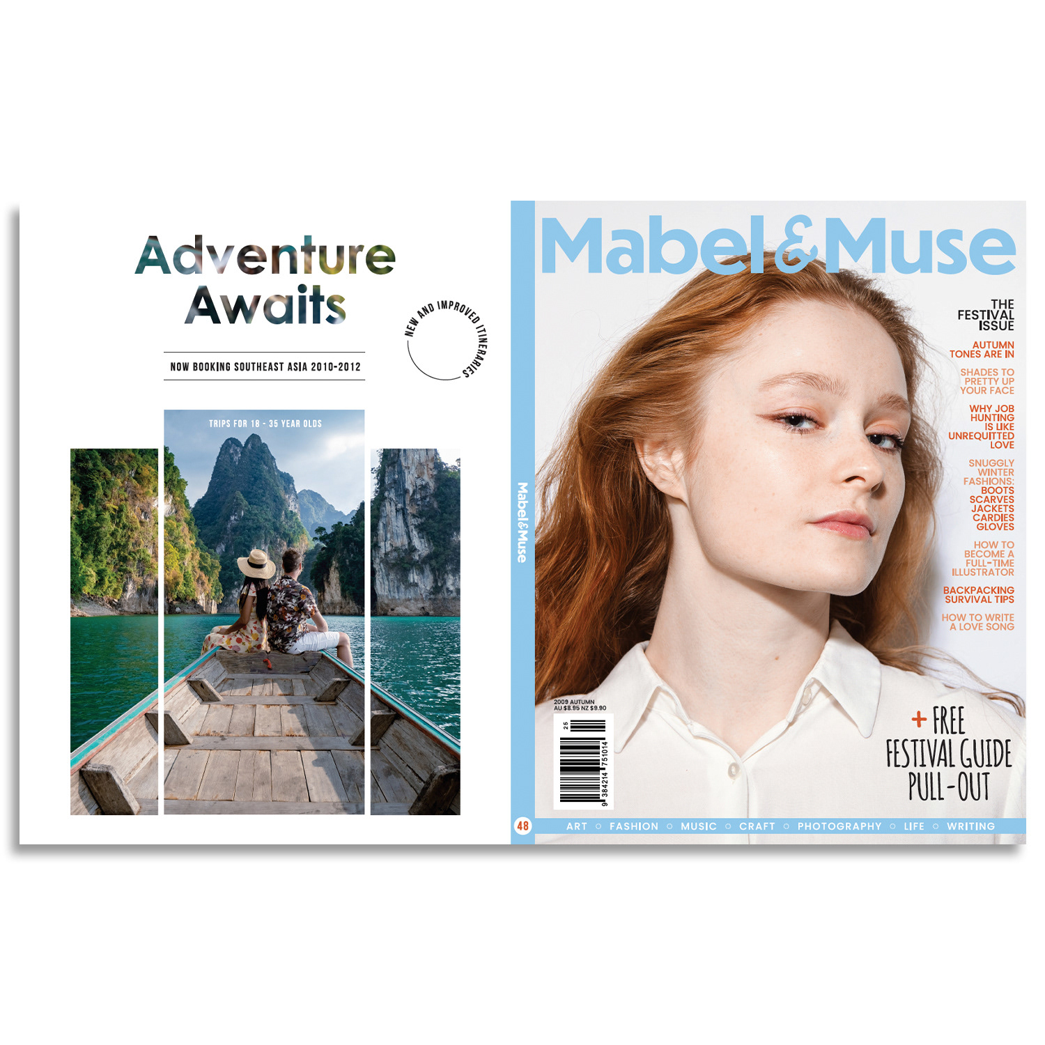 Magazine front and back cover (Love Divided By Eleven)