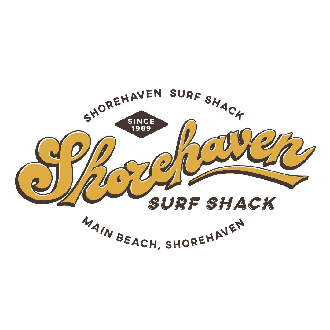 Surf shop branding designed for Surviving Summer Season 2