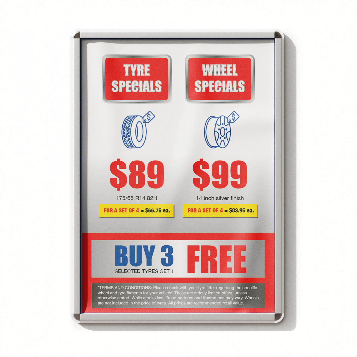 Advertising poster for petrol station set in Wentworth Season 8