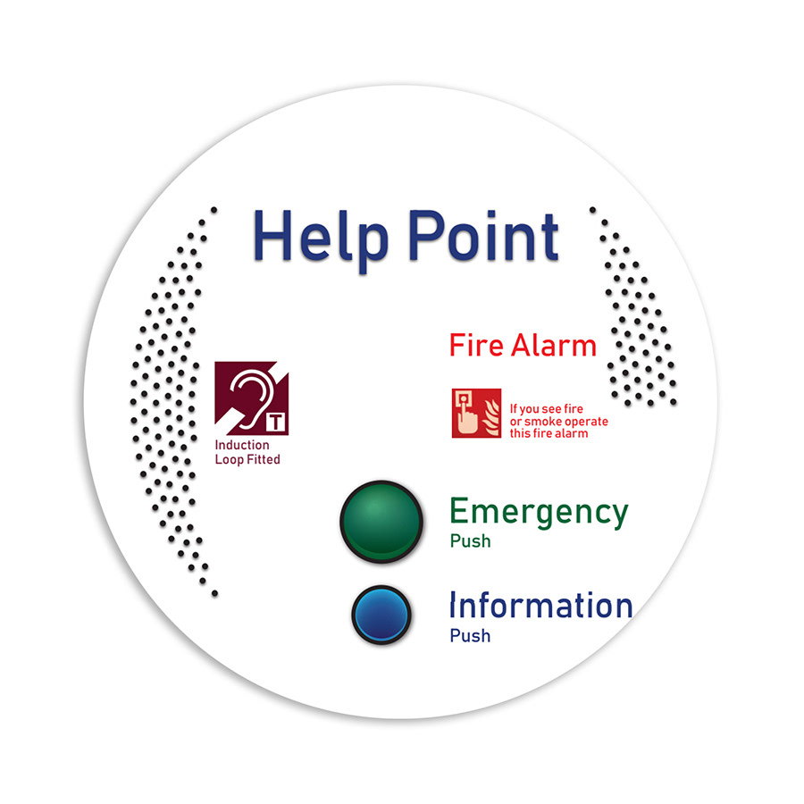 Faux 'help point' for subway