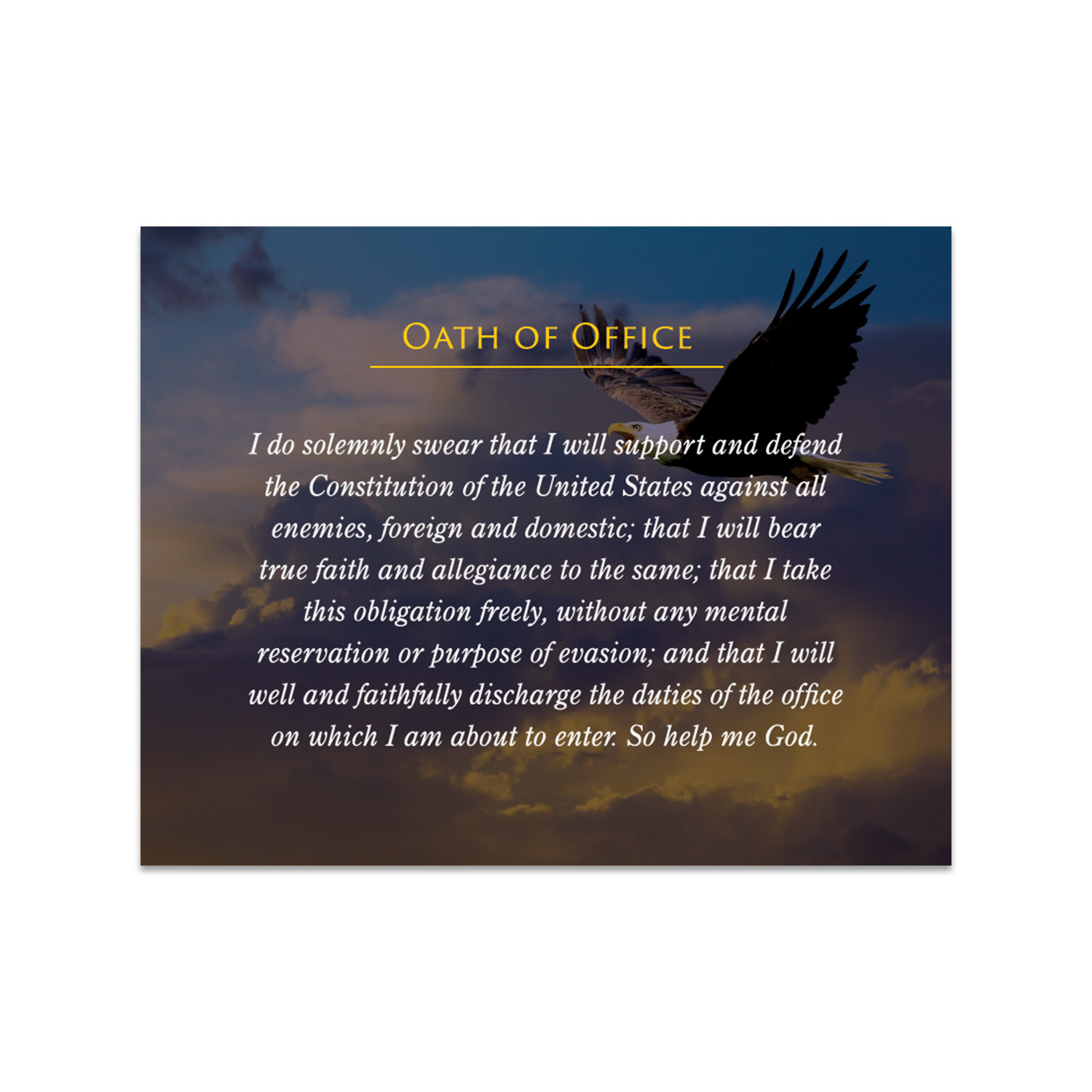 Faux FBI office sign design