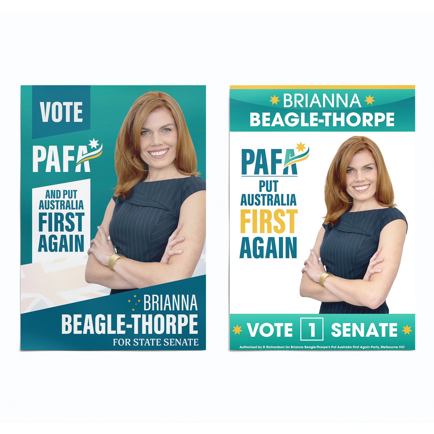 Political posters (Wog Boys Forever)